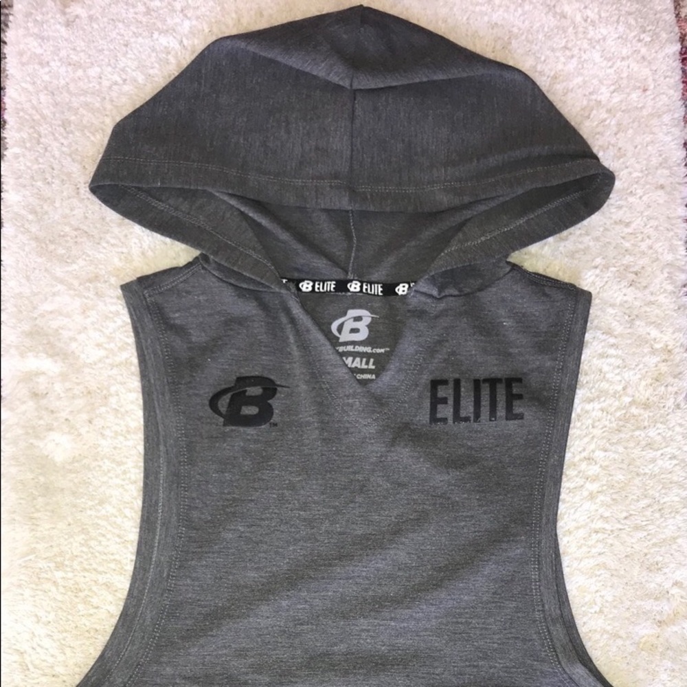 BodyBuilding Sleeveless Hoodie with Pocket